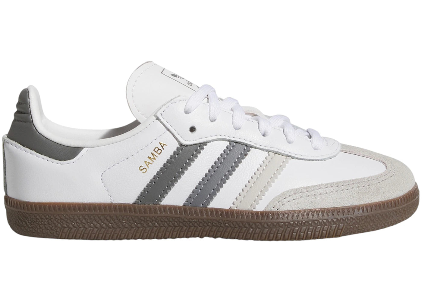 adidas Samba OG Cloud White Grey One Grey Three (PS)