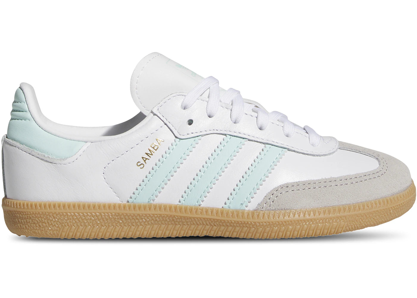 adidas Samba OG Cloud White Semi Flash Aqua Gum (PS)