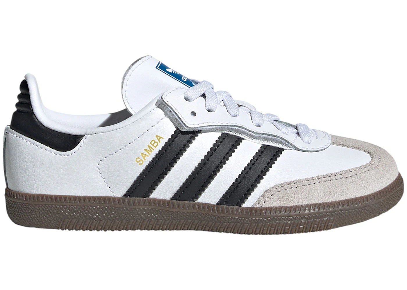 adidas Samba OG Comfort Closure Cloud White Core Black Gum (PS)