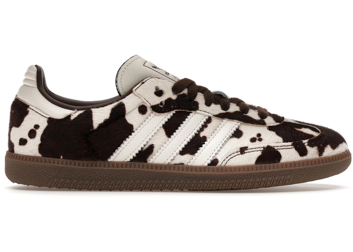 adidas Samba OG Cow Print Dark Brown White (Women's)