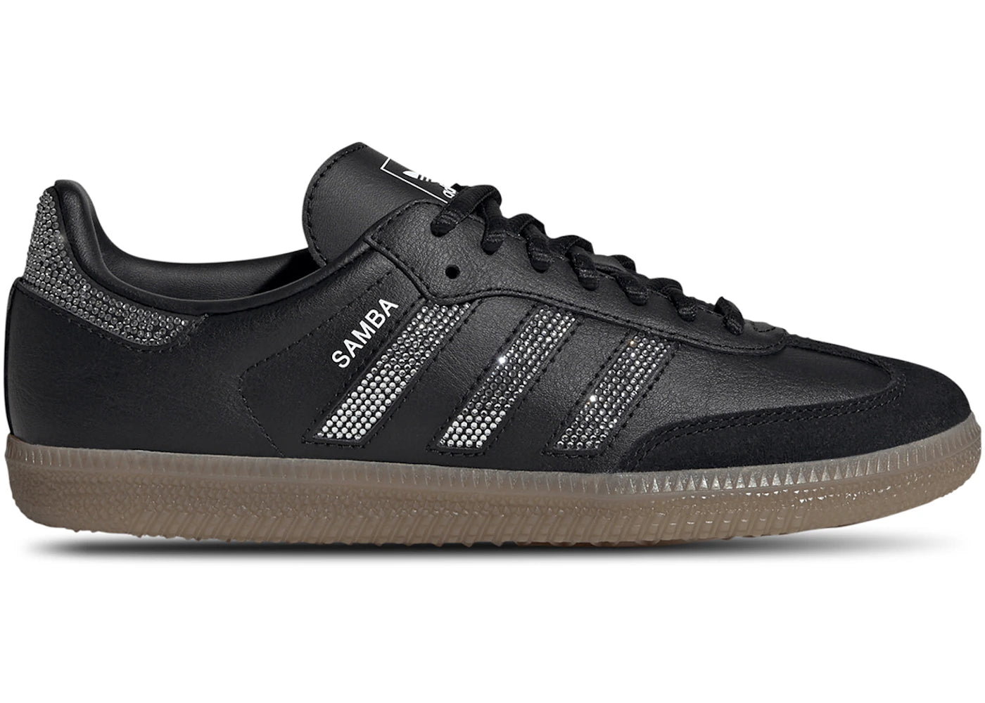 adidas Samba OG Rhinestone Black Silver (GS)