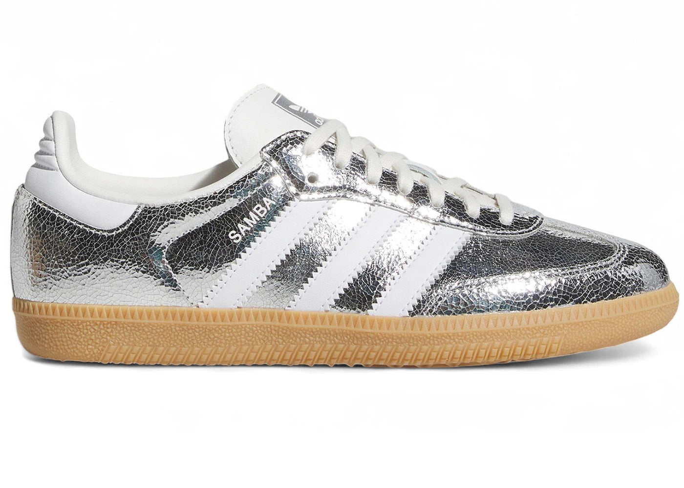 adidas Samba OG Silver Metallic Cloud White (GS)