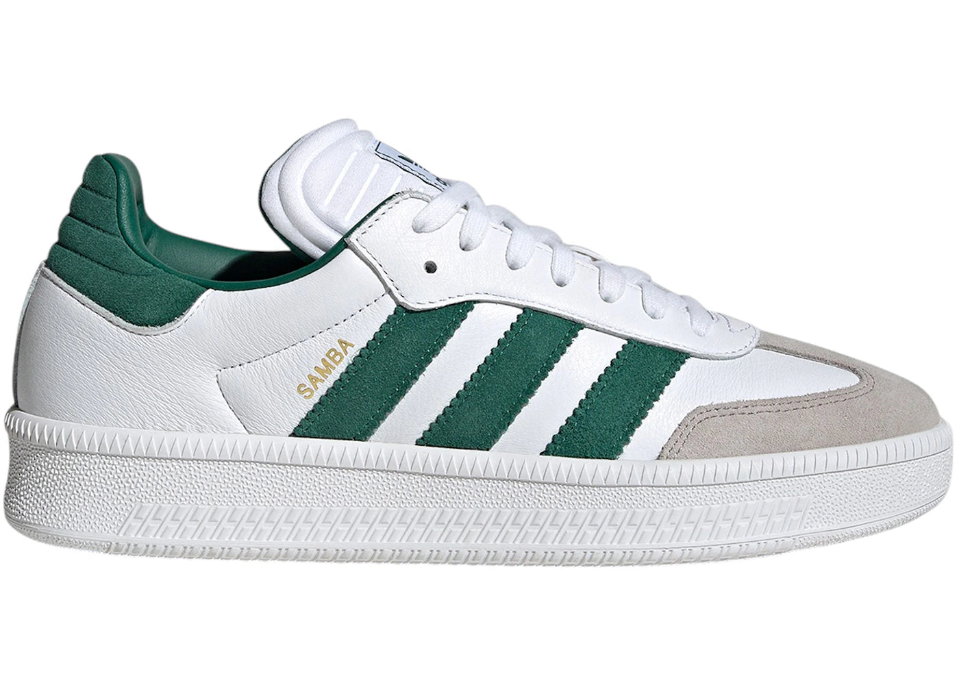 adidas Samba XLG Cloud White Collegiate Green Clear Granite