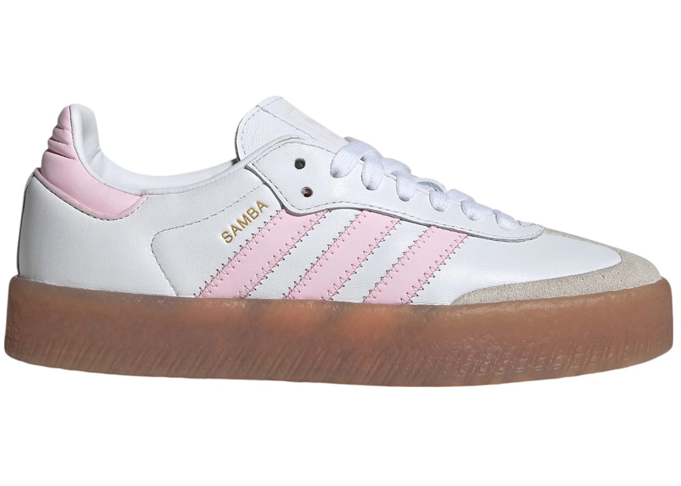 adidas Sambae Cloud White Clear Pink Gold Metallic (GS)