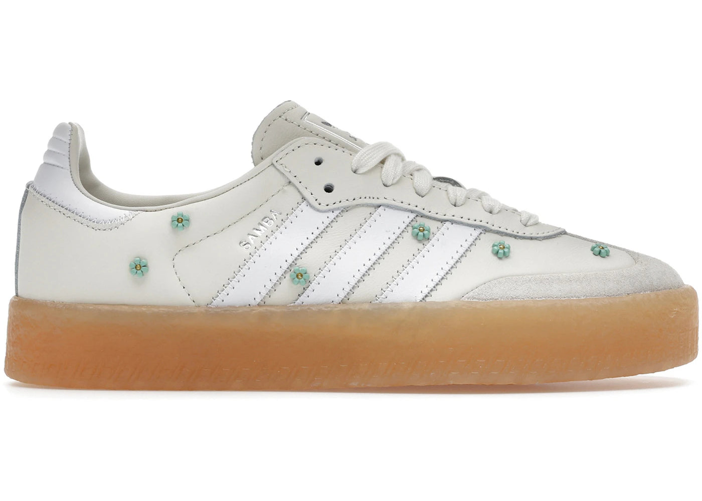 adidas Sambae Off White Cloud White Clear Mint (Women's)