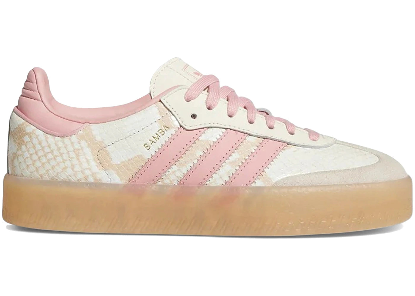 adidas Sambae Snakeskin Cream White Wonder Mauve (Women's)