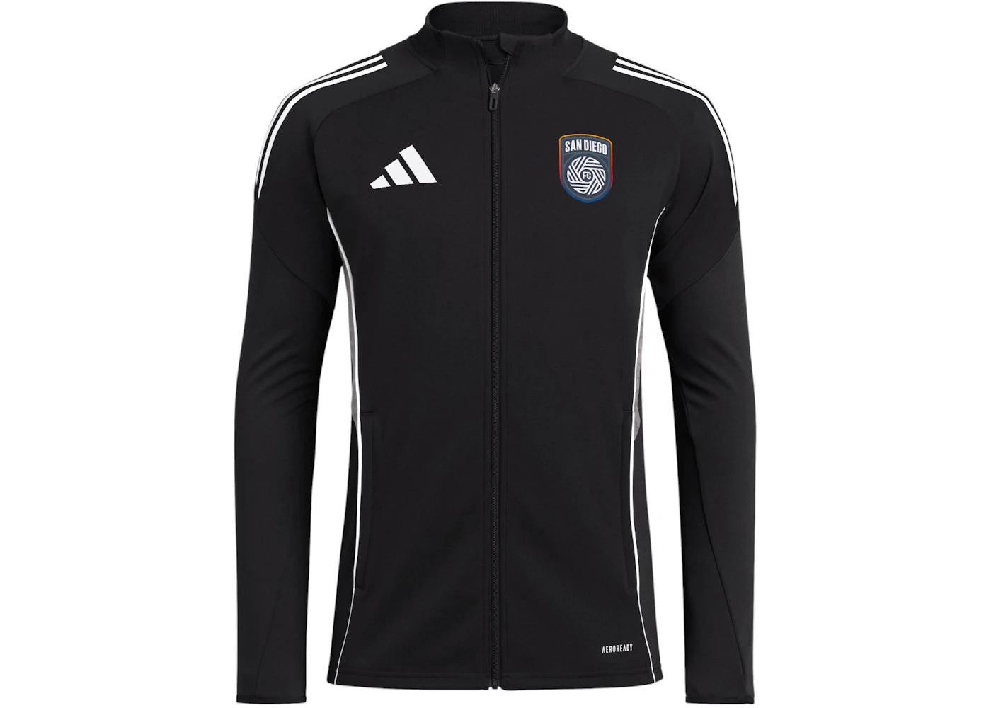 adidas San Diego FC Tiro 25 Competition Jacket Black Team Grey Four Mls-Sdi-3pp