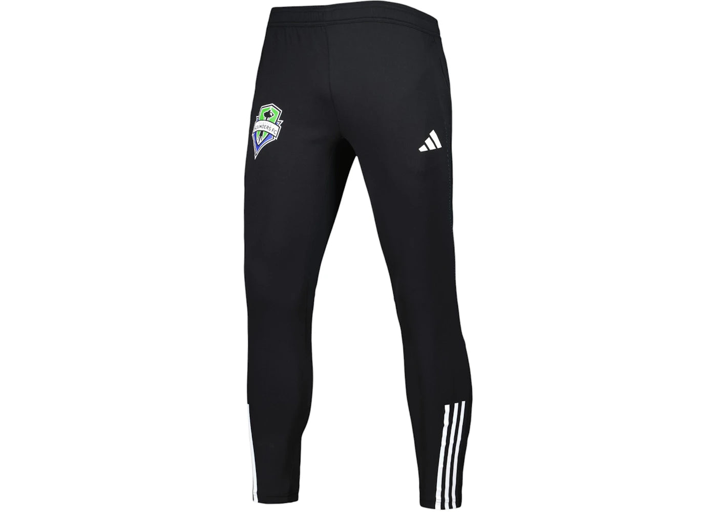 adidas Seattle Sounders FC 2023 On-Field Team Crest Aeroready Training Pants Black