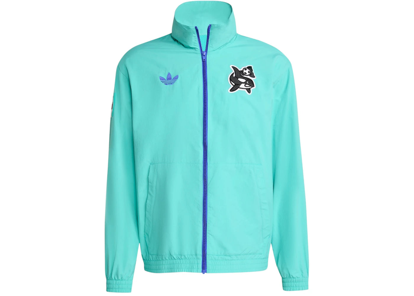 adidas Seattle Sounders FC 2025 Anthem Jacket Semi Mint Rush White