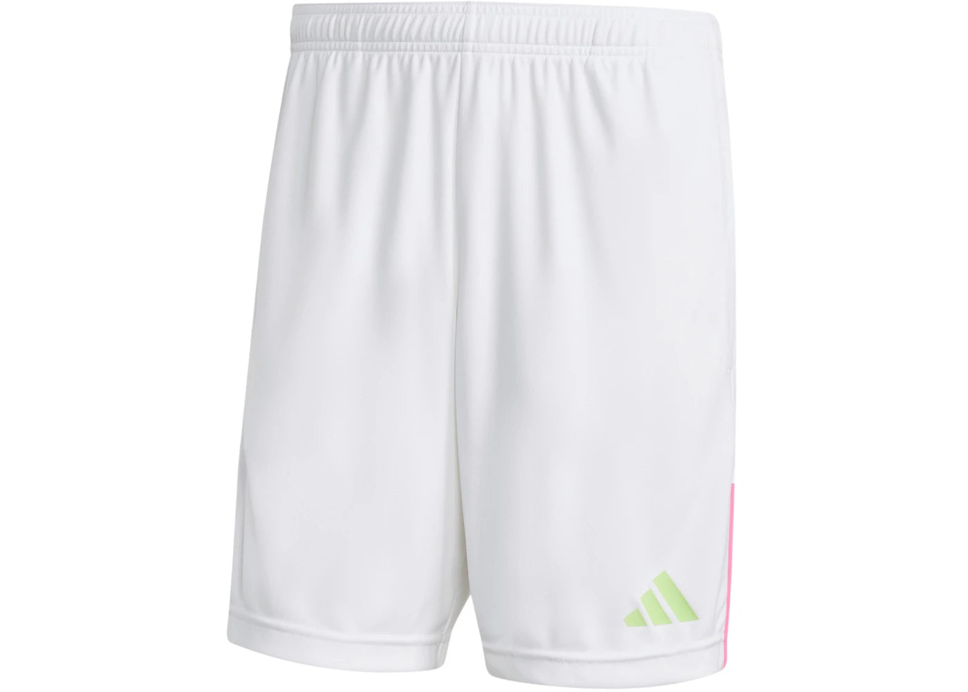 adidas Sereno Aeroready CUT 3-Stripes Shorts White Lucid Lemon Lucid Pink