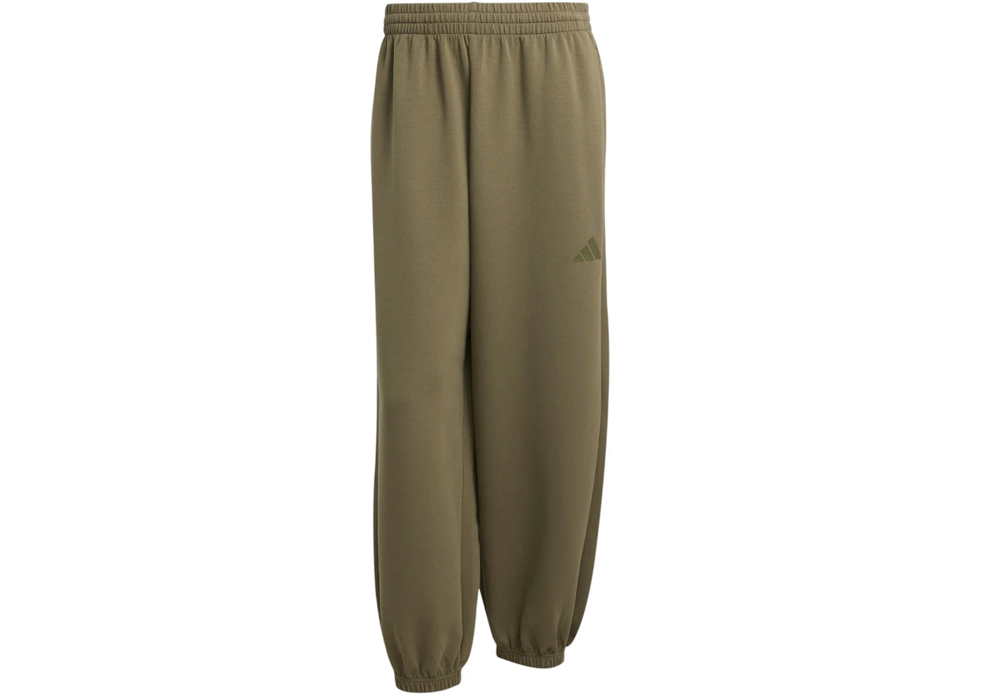 adidas Soft Luxe Tracksuit Pants Olive Strata