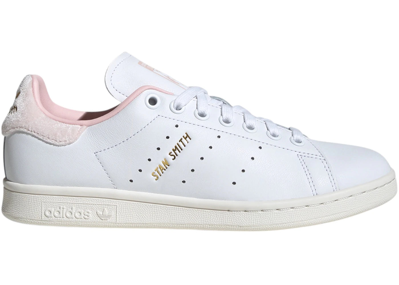 adidas Stan Smith Cloud White Gold Metallic Sandy Pink (Women's)