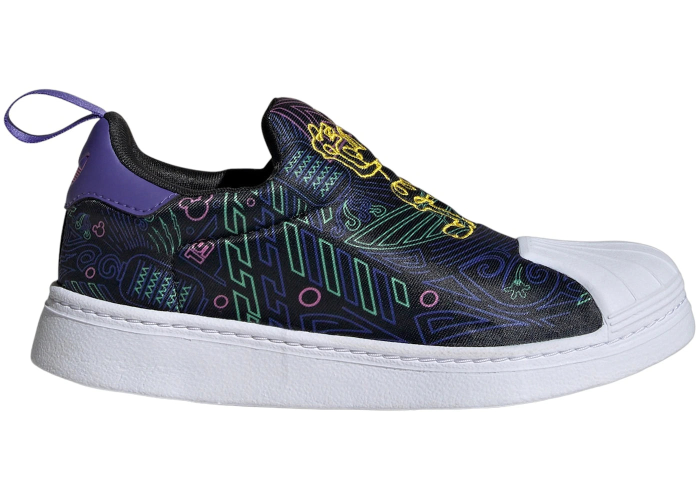 adidas Superstar 360 Disney Mickey Core Black Cloud White Yellow (PS)