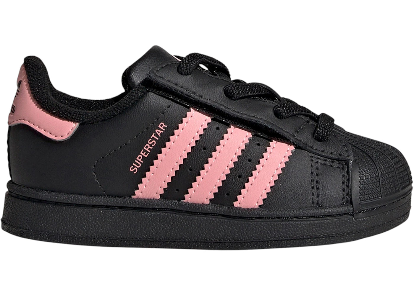 adidas Superstar II Comfort Closure Black Glow Pink (TD)