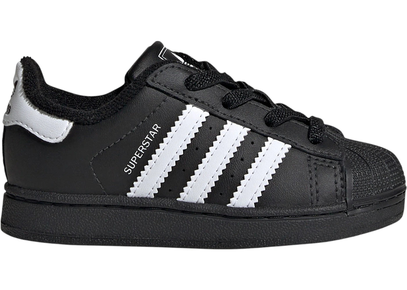 adidas Superstar II Elastic Lace Core Black Cloud White (TD)