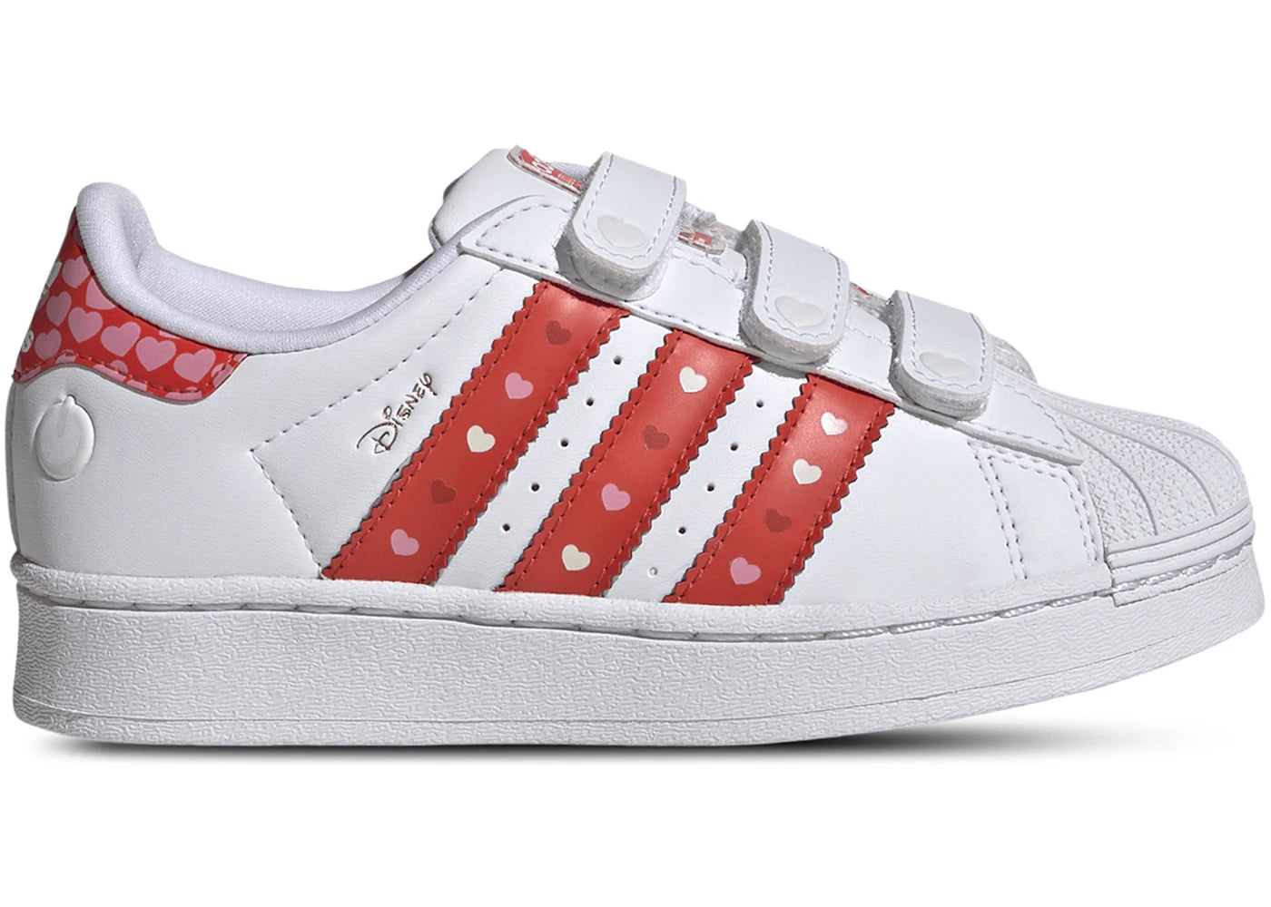 adidas Superstar LED Lights Comfort Closure Disney Bright Red White (PS)
