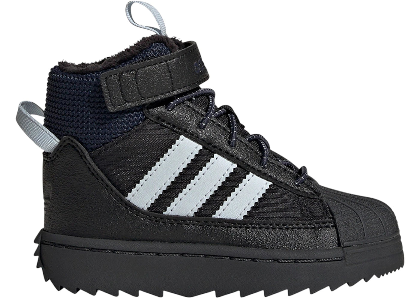 adidas Superstar Winter Trek Black Halo Blue Carbon (TD)
