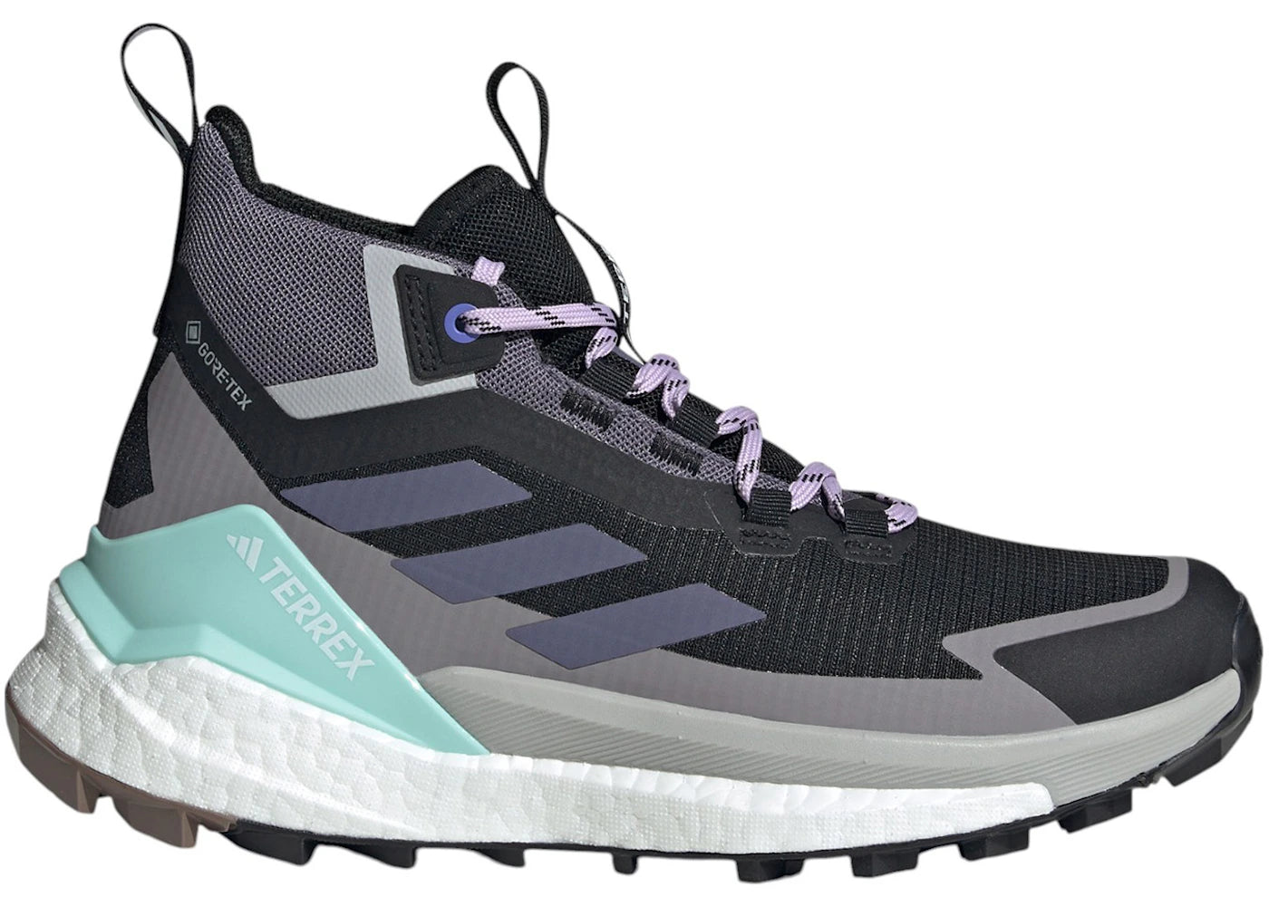 adidas Terrex Free Hiker 2.0 Gore-Tex Core Black Preloved Violet Taupe Oxide (Women's)