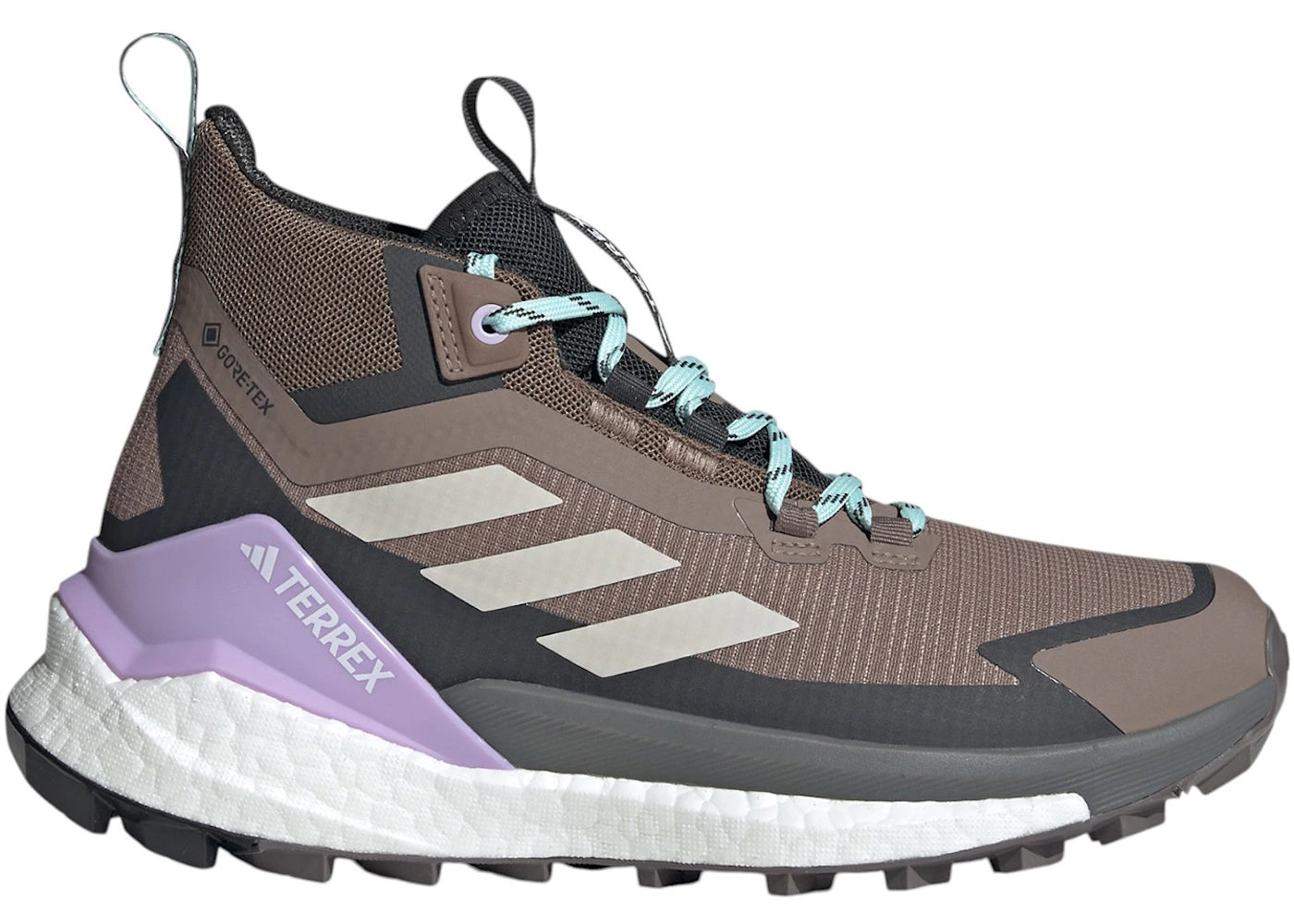 adidas Terrex Free Hiker 2.0 Gore-Tex Trace Brown Beige Carbon (Women's)