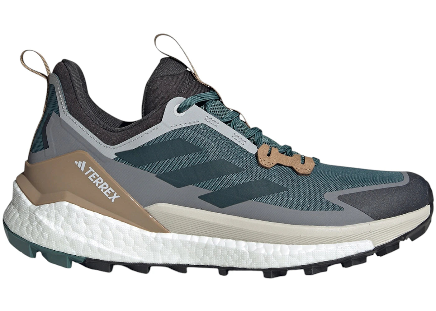 adidas Terrex Free Hiker 2.0 Low Preloved Teal Aurora Ivy Grey Three