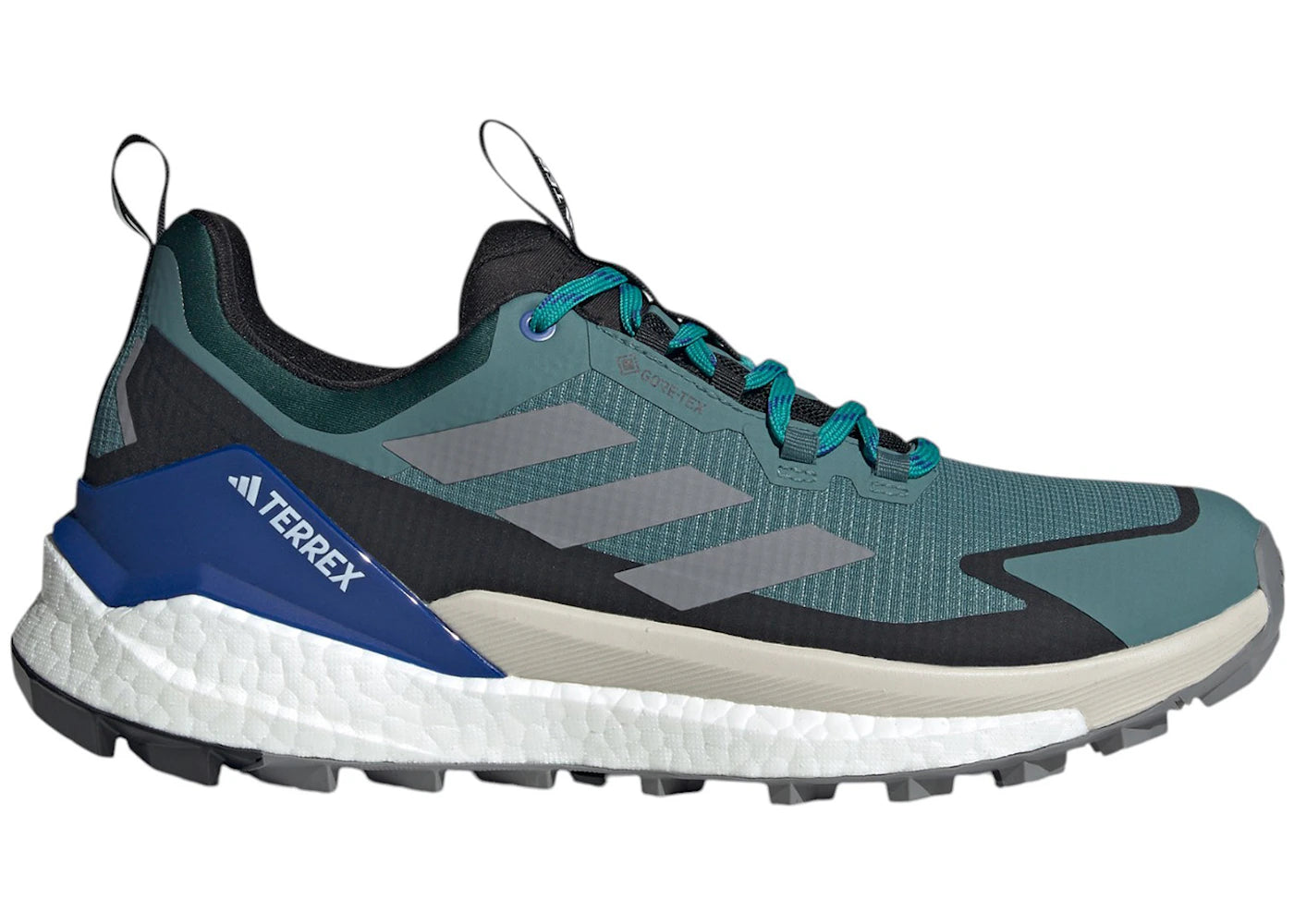 adidas Terrex Free Hiker 2.0 LowGore-Tex Preloved Teal Grey Three Core Black