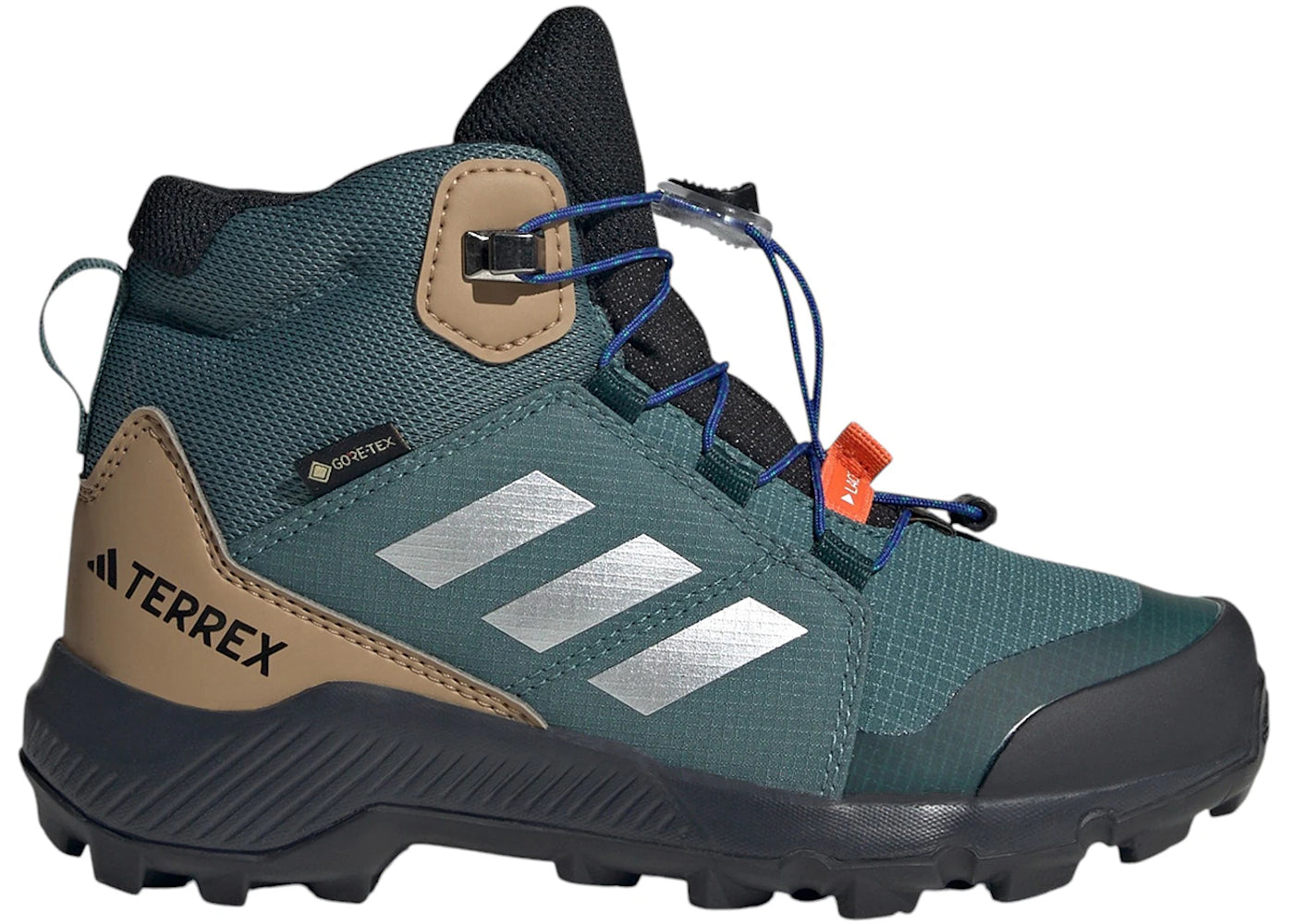 adidas Terrex Mid Gore-Tex Preloved Teal Silver Metallic Semi Lucid Blue (GS)