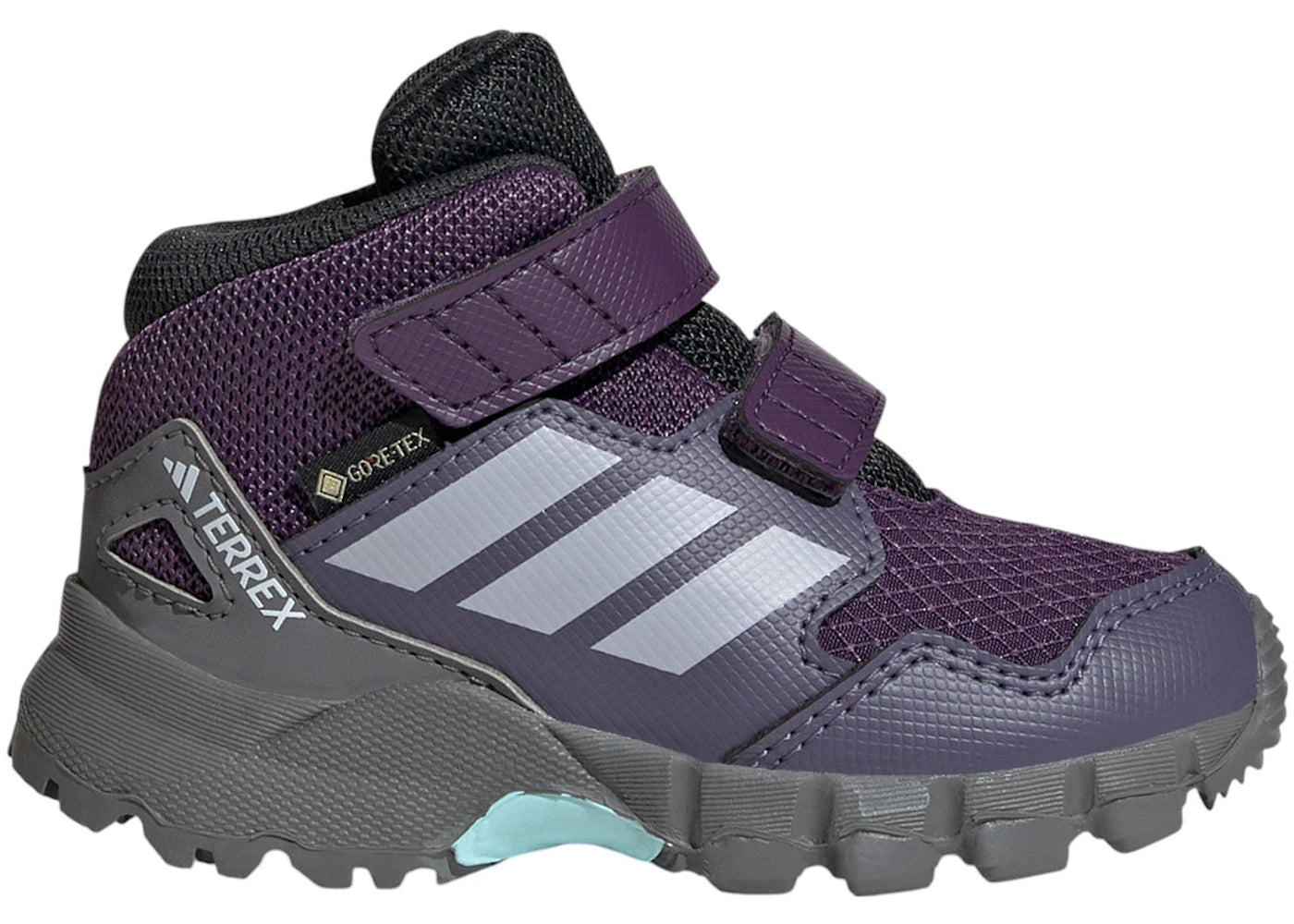 adidas Terrex Skychaser Mid Gore-Tex Aurora Plum Glory Grey Semi Flash Aqua (GS)