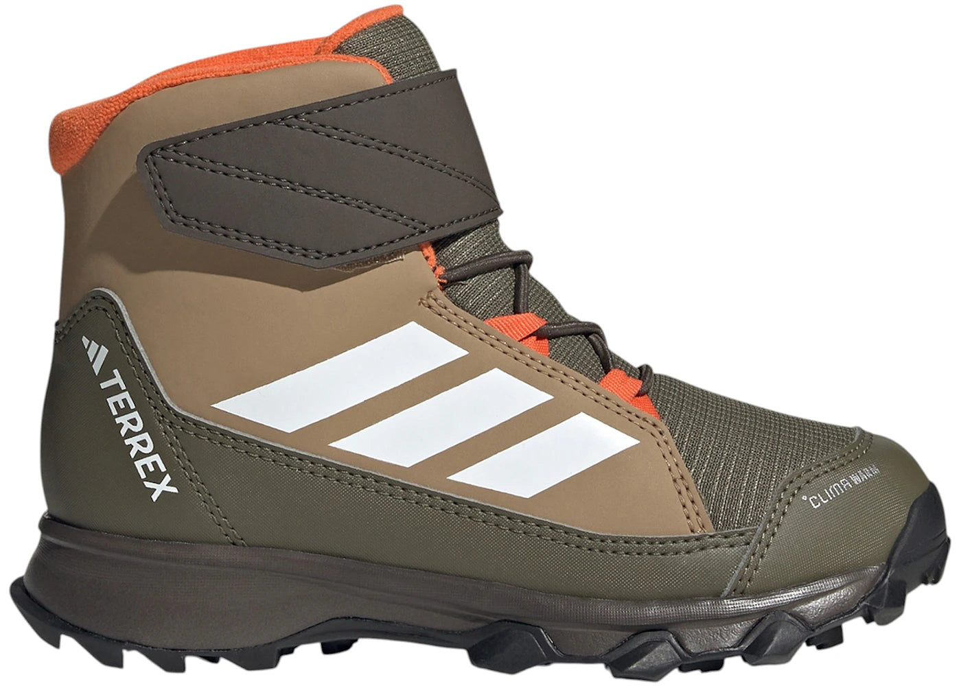 adidas Terrex Snow CF Climawarm Winter Cardboard White Semi Impact Orange (GS)