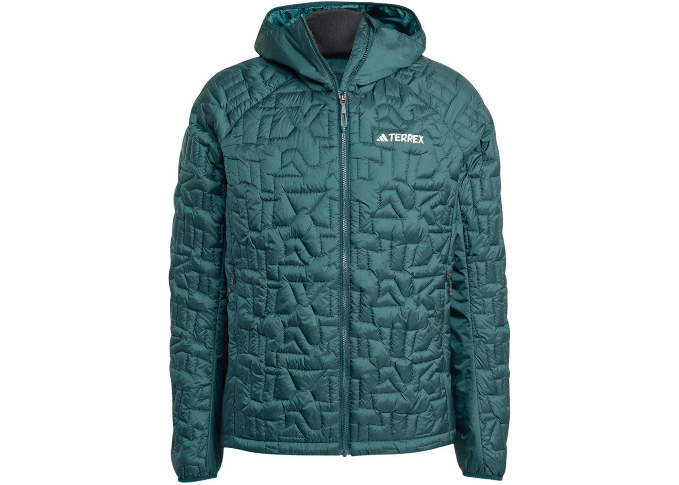 adidas Terrex Xperior Primaloft Loose Fill Insulated Hooded Jacket Aurora Ivy