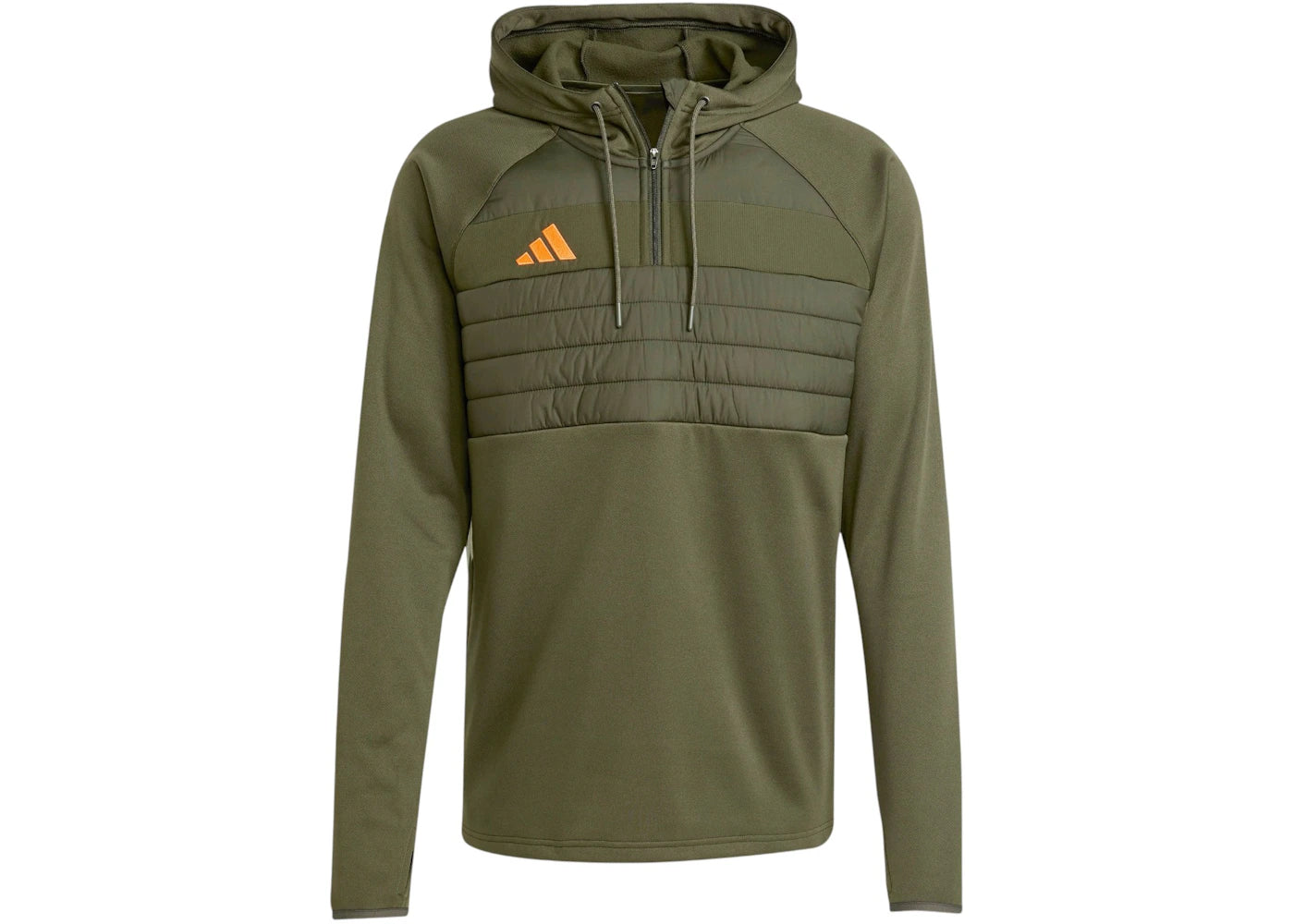 adidas Tiro 25 Essentials Winterized Top Night Cargo Tent Green Impact Orange