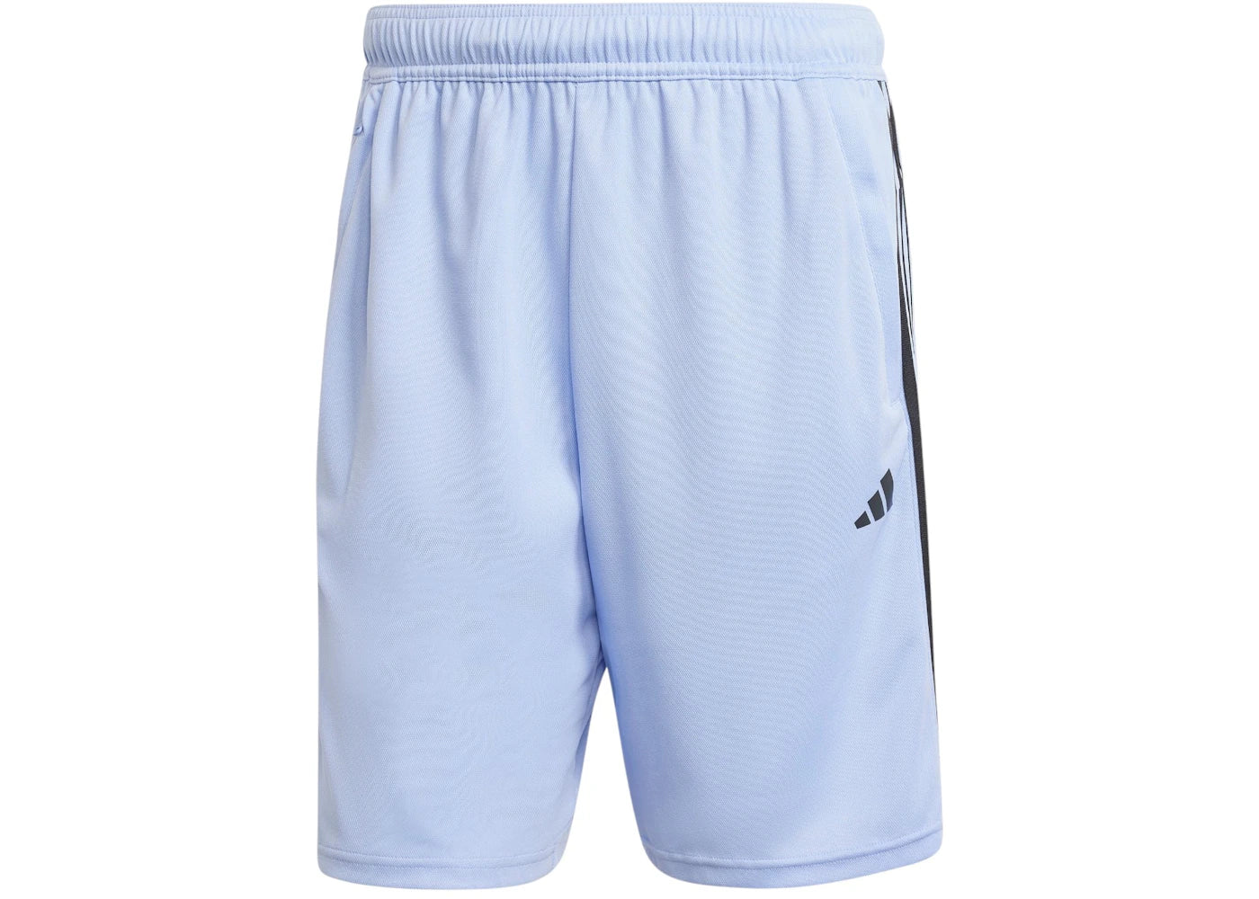 adidas Train Essentials Pique 3-Stripes Shorts Blue Spark Black