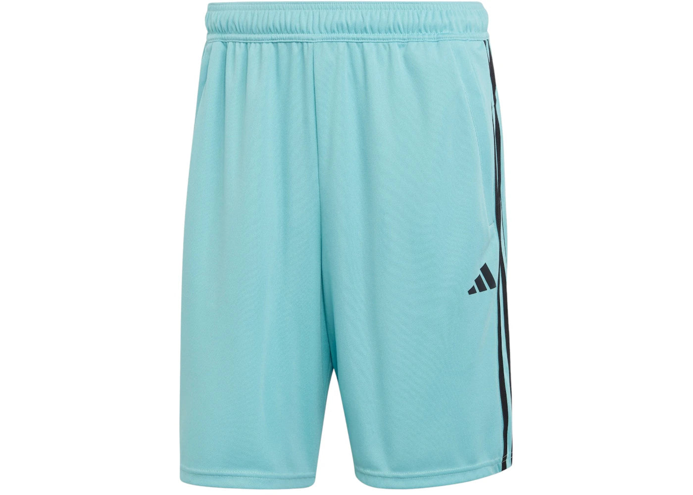 adidas Train Essentials Pique 3-Stripes Shorts Mint Ton Black