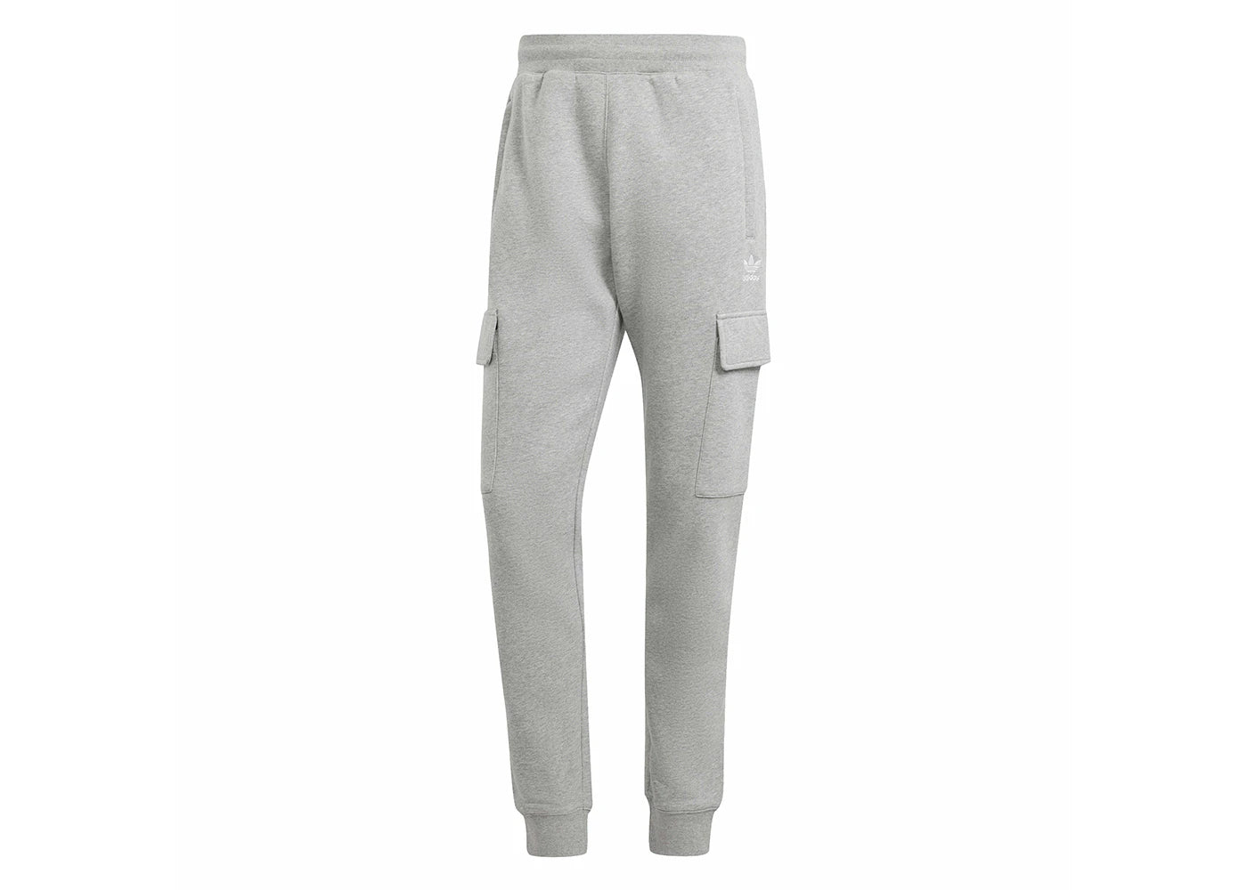 adidas Trefoil Essentials Cargo Pants Medium Grey Heather/White