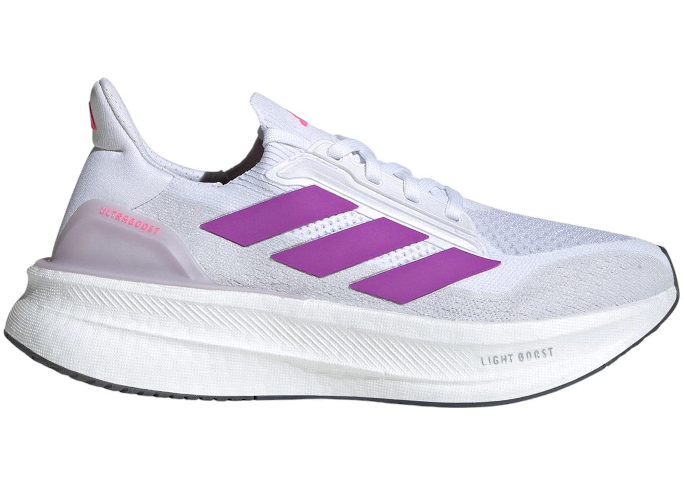 adidas Ultra Boost 5X Cloud White Purple Burst Lucid Pink (Women's)