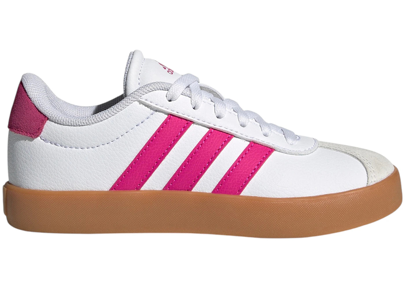 adidas VL Court 3.0 Cloud White Shock Pink Crystal White (GS)