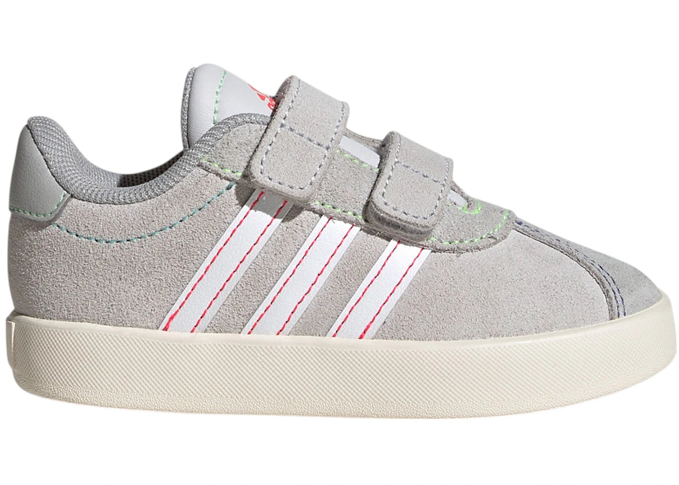 adidas VL Court 3.0 Dash Grey Cloud White Lime Burst (TD)