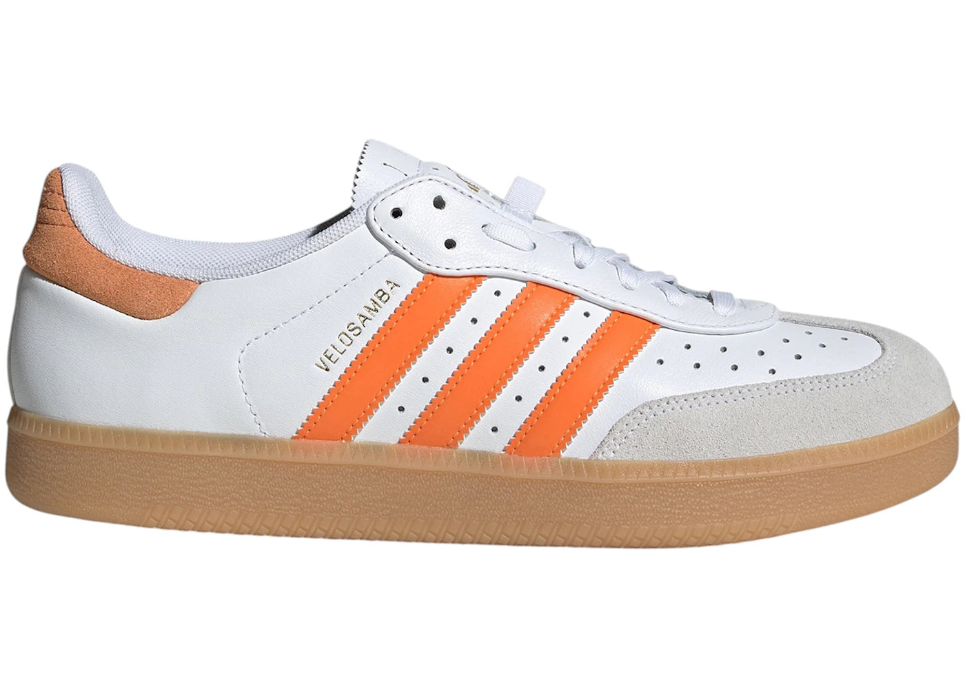 adidas Velosamba Leather White Pure Orange