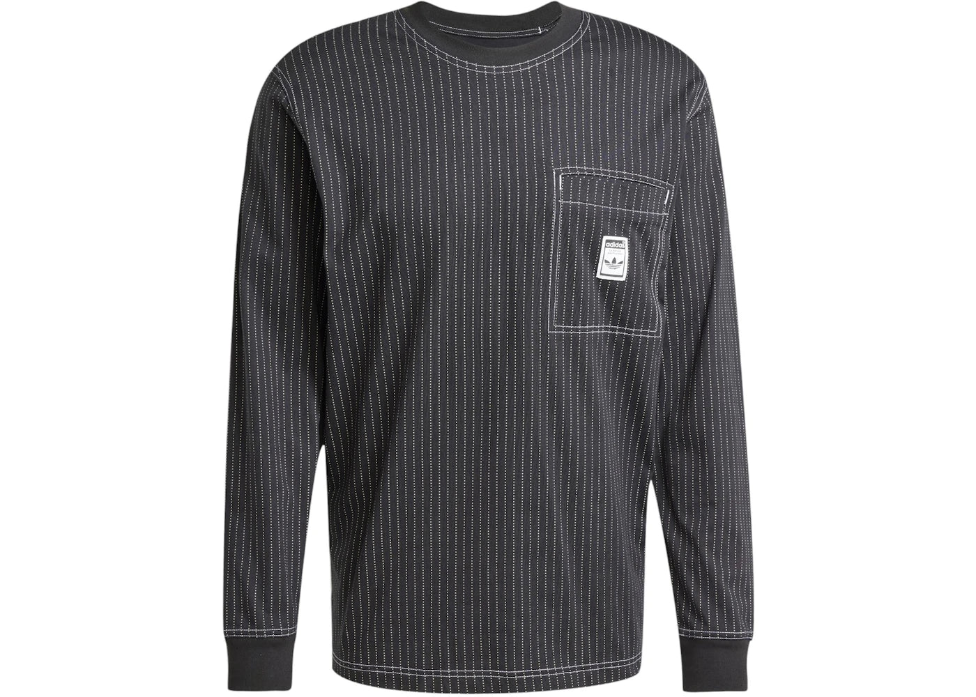 adidas Wabash Long Sleeve T-Shirt Black