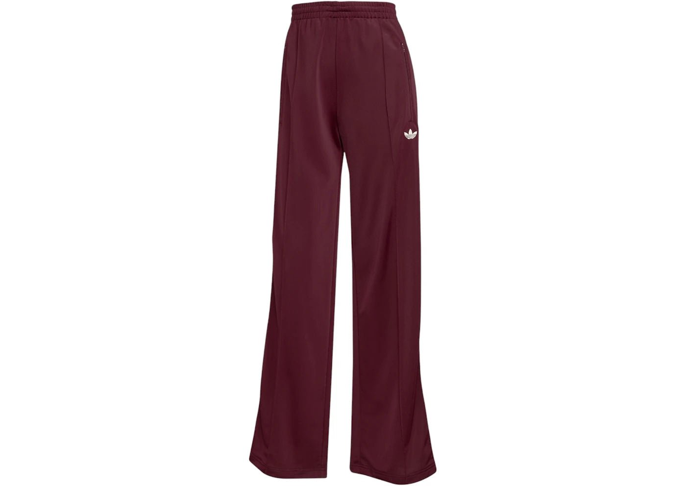 adidas Women's Adicolor Classic Firebird Loose Track Tracksuit Bottoms Maroon/Cream White