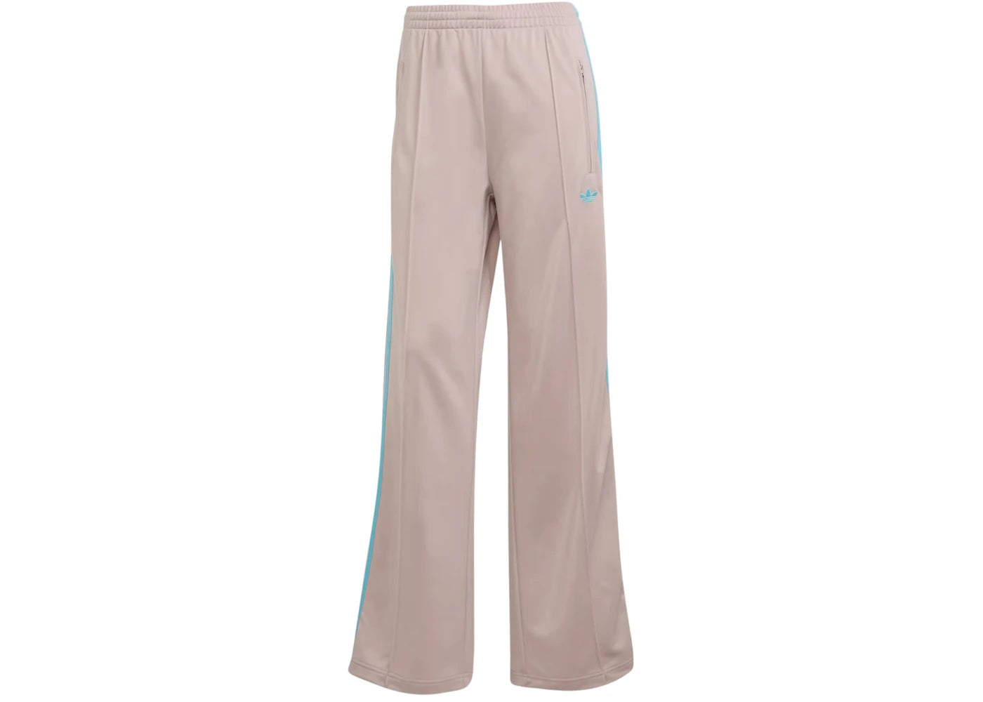 adidas Women's Adicolor Classic Firebird Loose Track Tracksuit Bottoms Wonder Taupe/Blue Glow