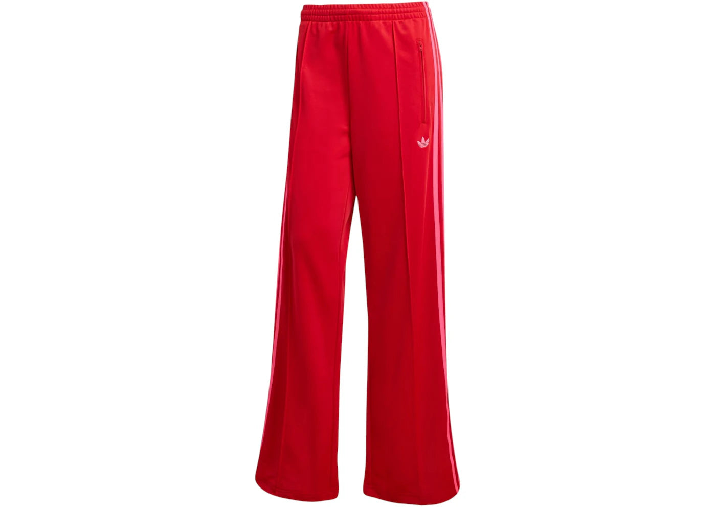 adidas Women's Adicolor Classic Firebird Loose Track Tracksuit Pant Better Scarlet/Lucid Pink
