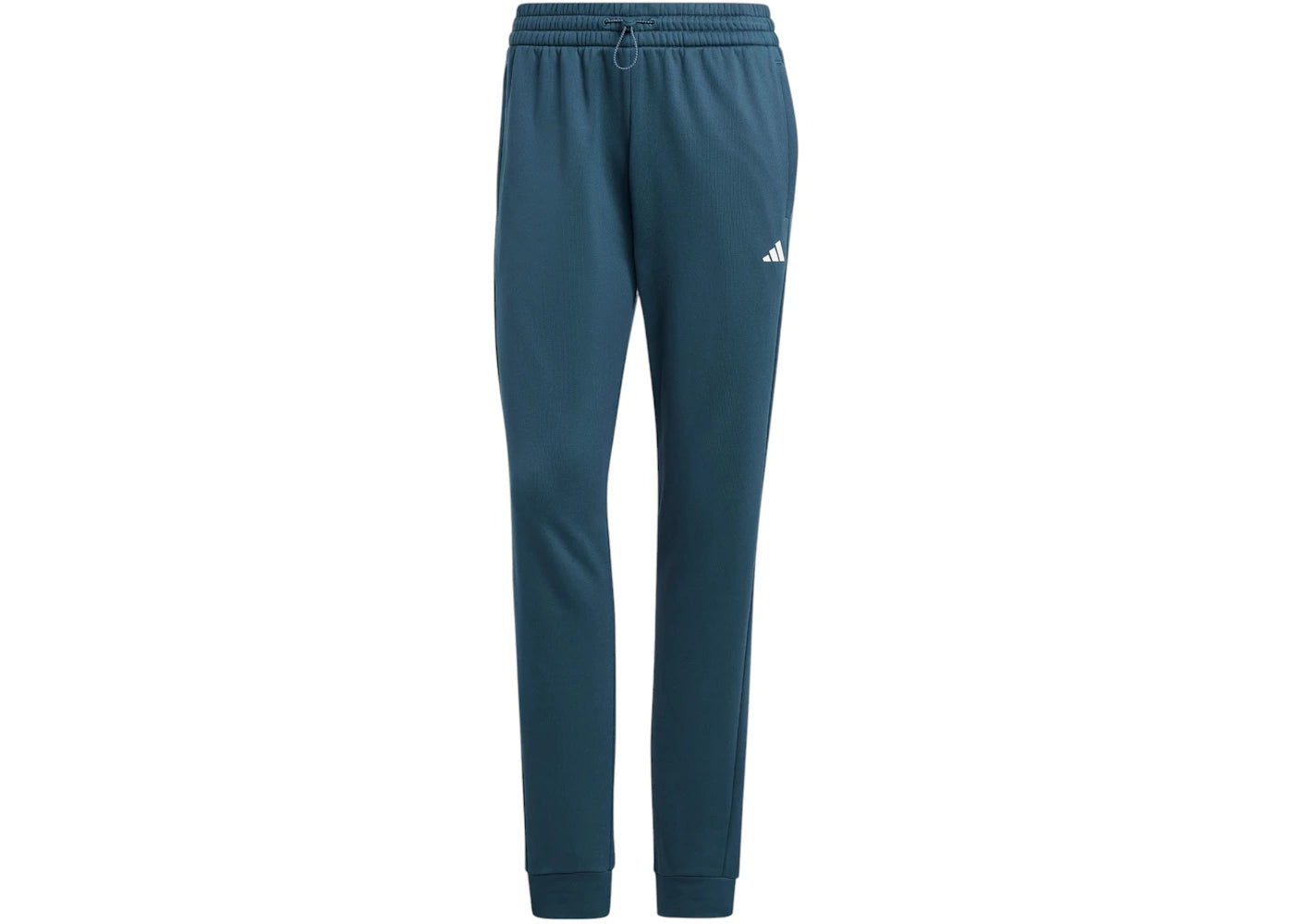 adidas Women's Aeroready Game And Go Regular Tapered Fleece Pant Arctic Night/White
