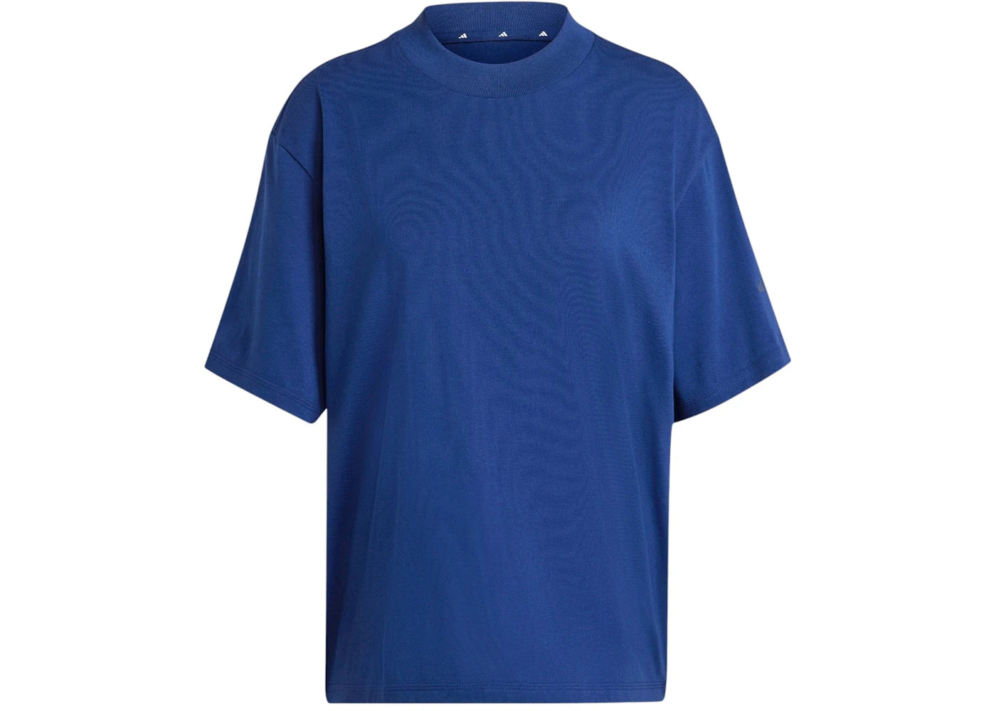 adidas Women's Essentials Contemporary Logo Boyfriend T-Shirt Dark Blue