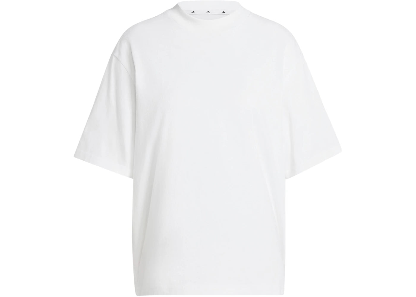 adidas Women's Essentials Contemporary Logo Boyfriend T-Shirt White