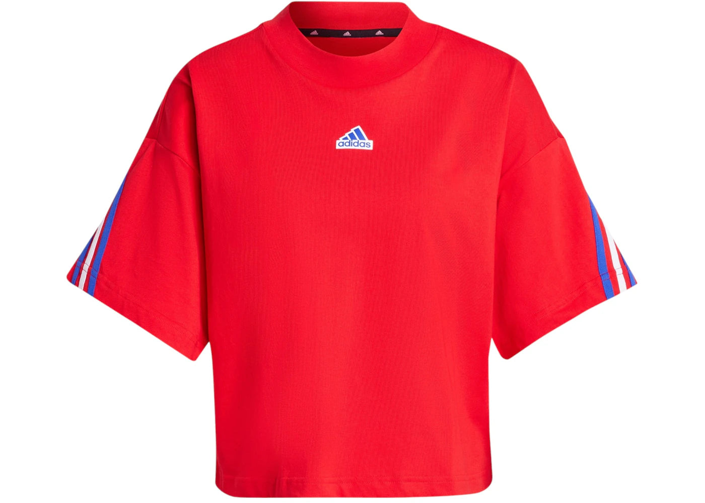 adidas Women's Future Icons 3-Stripes T-Shirt Better Scarlet