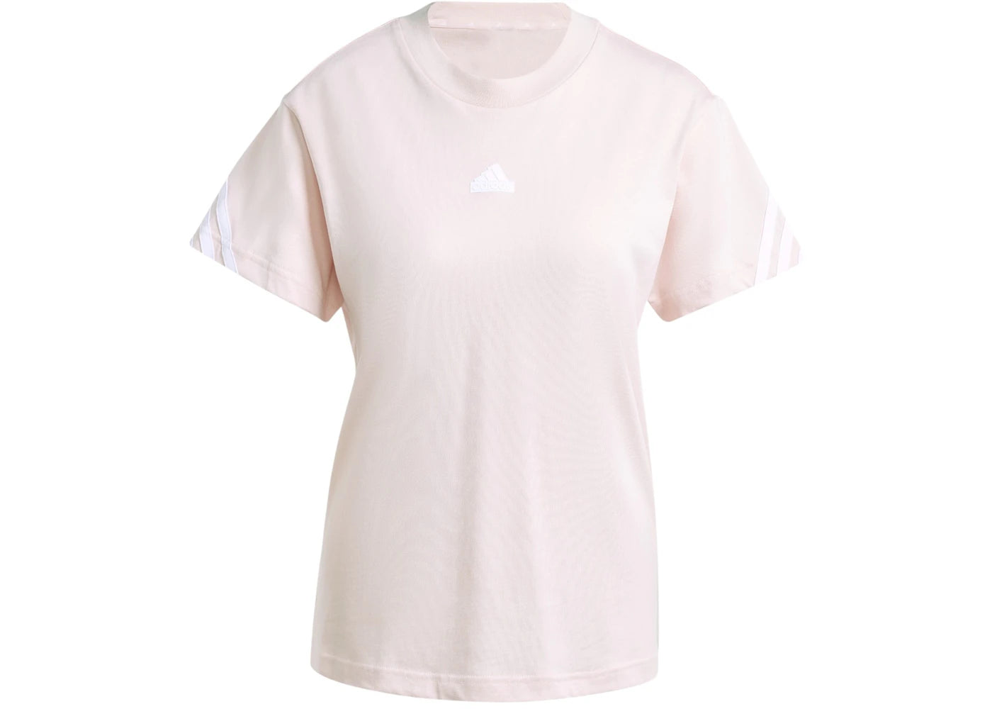 adidas Women's Future Icons 3-Stripes T-Shirt Sandy Pink
