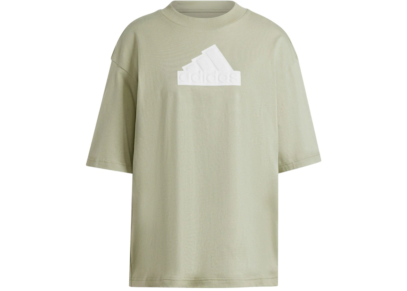 adidas Women's Future Icons Badge Of Boyfriend T-Shirt Tent Green