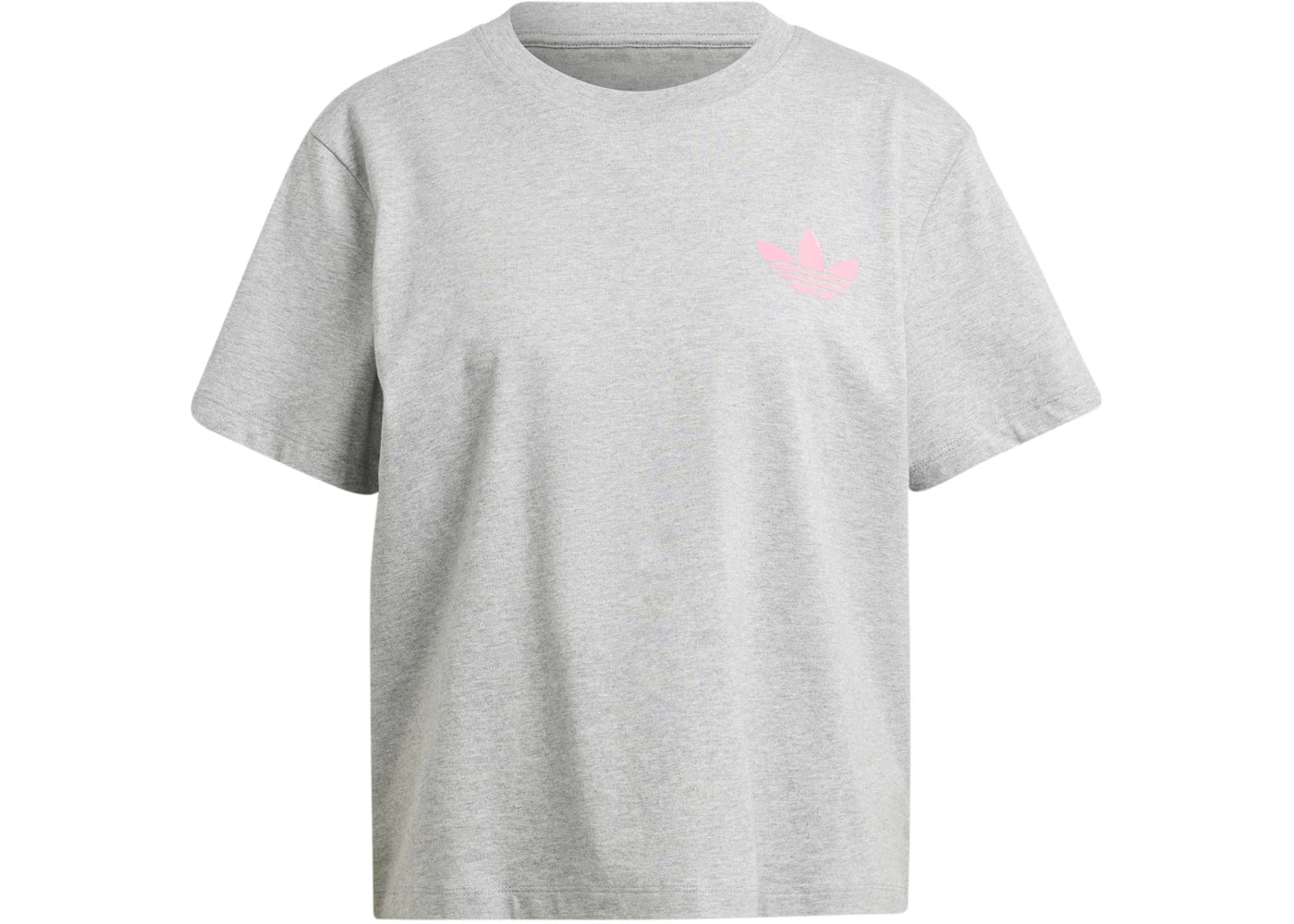 adidas Women's Multiple Logo T-Shirt Medium Grey Heather