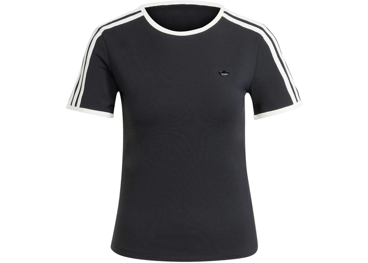 adidas Women's Premium 3-Stripes Cali T-Shirt Black
