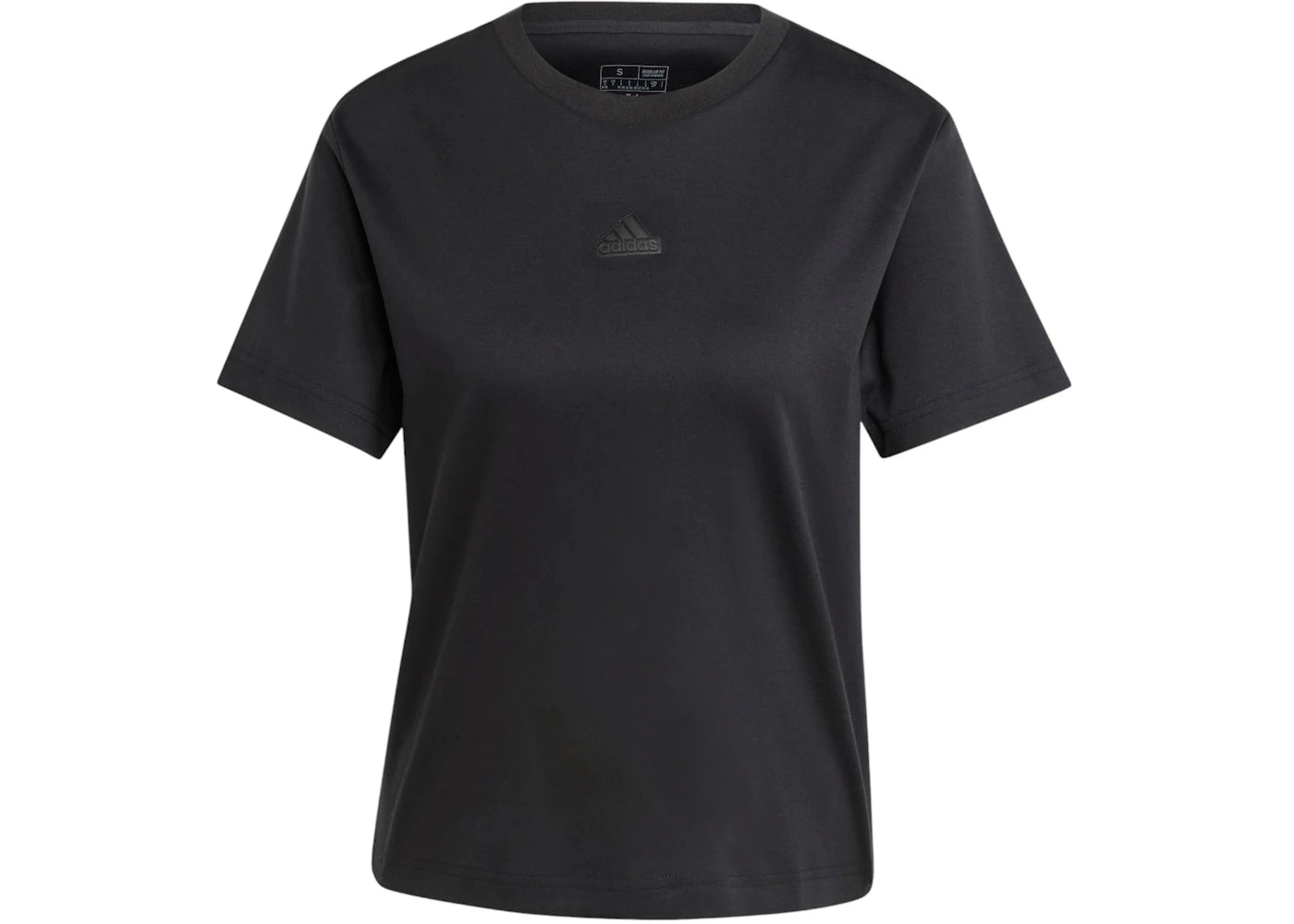 adidas Women's Signature Graphic Print T-Shirt Black